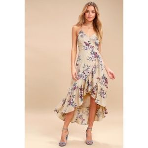 Lulu's high low floral dress